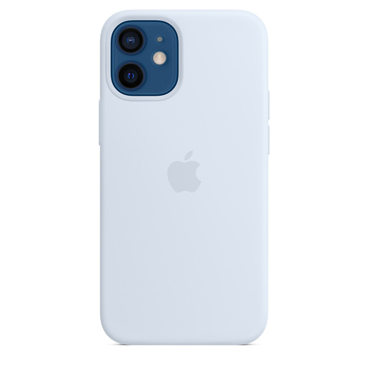

Чехол Apple iPhone 12 mini MagSafe Silicone Case (закрытый низ) (небесно-голубой)