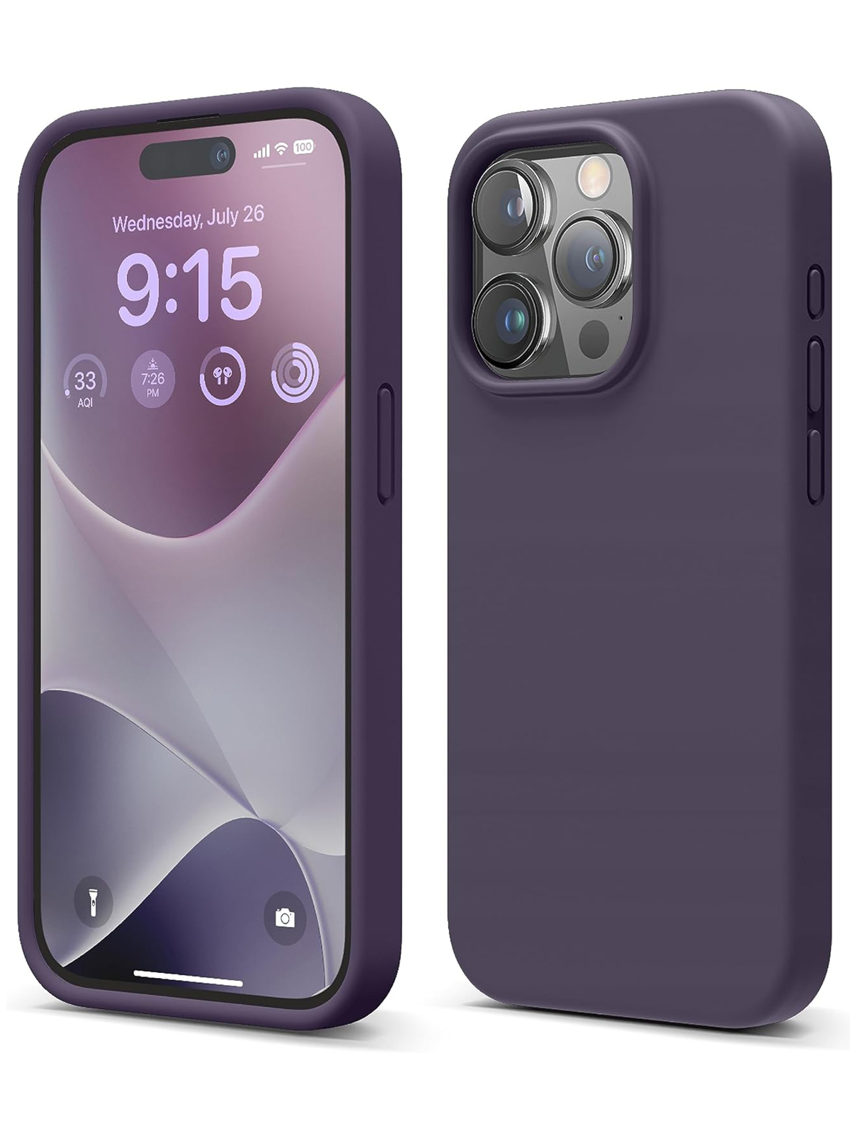 

Чехол Elago для iPhone 15 Pro Max Soft silicone Deep Purple, Фиолетовый