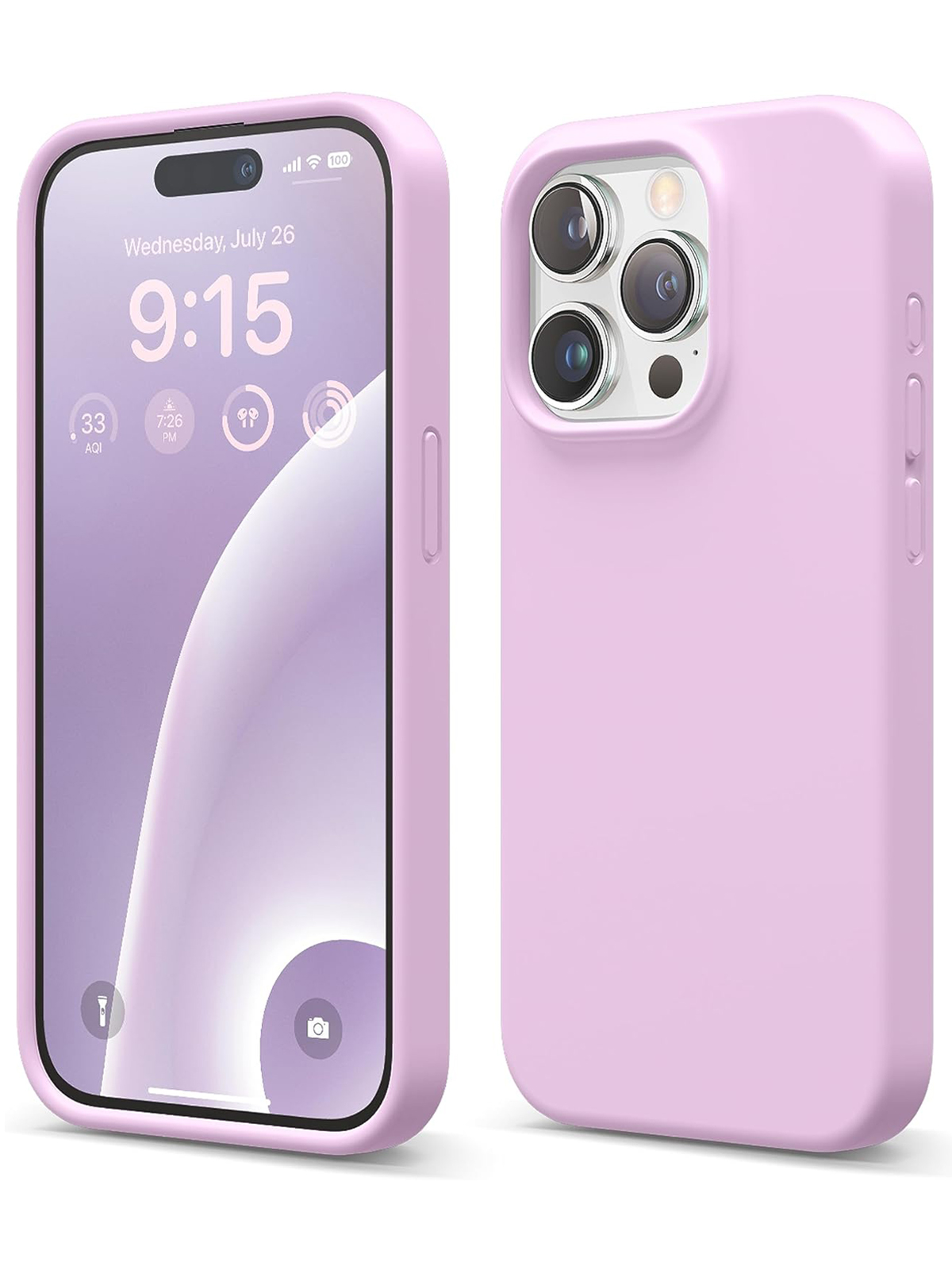 

Чехол Elago для iPhone 15 Pro Max Soft silicone Light Lilac, Фиолетовый