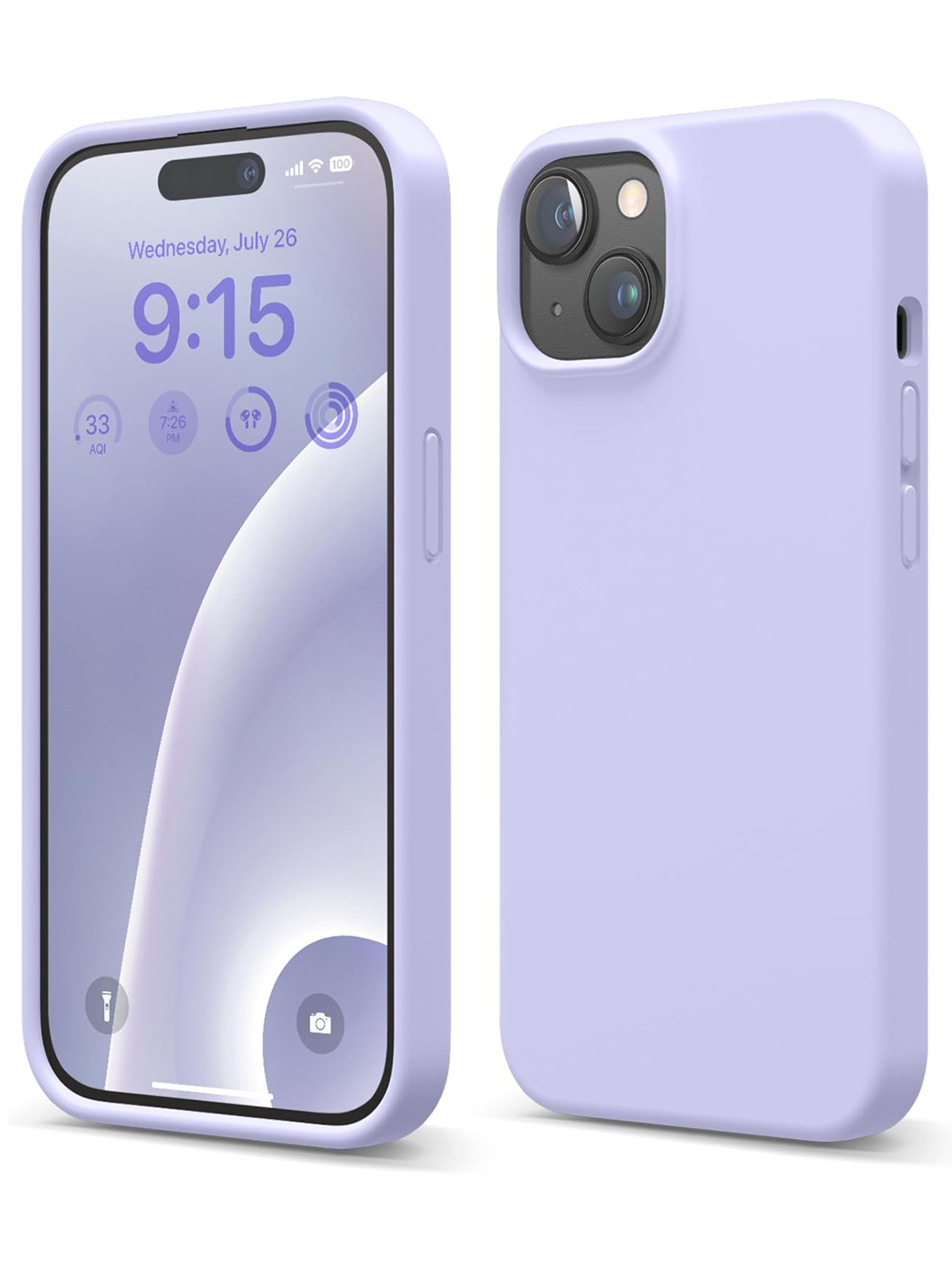 Чехол Elago для iPhone 15 Plus Soft silicone Purple