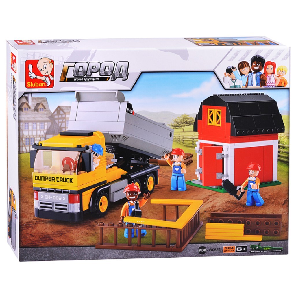 

Конструктор Стройка (384 дет.) М38-В0552