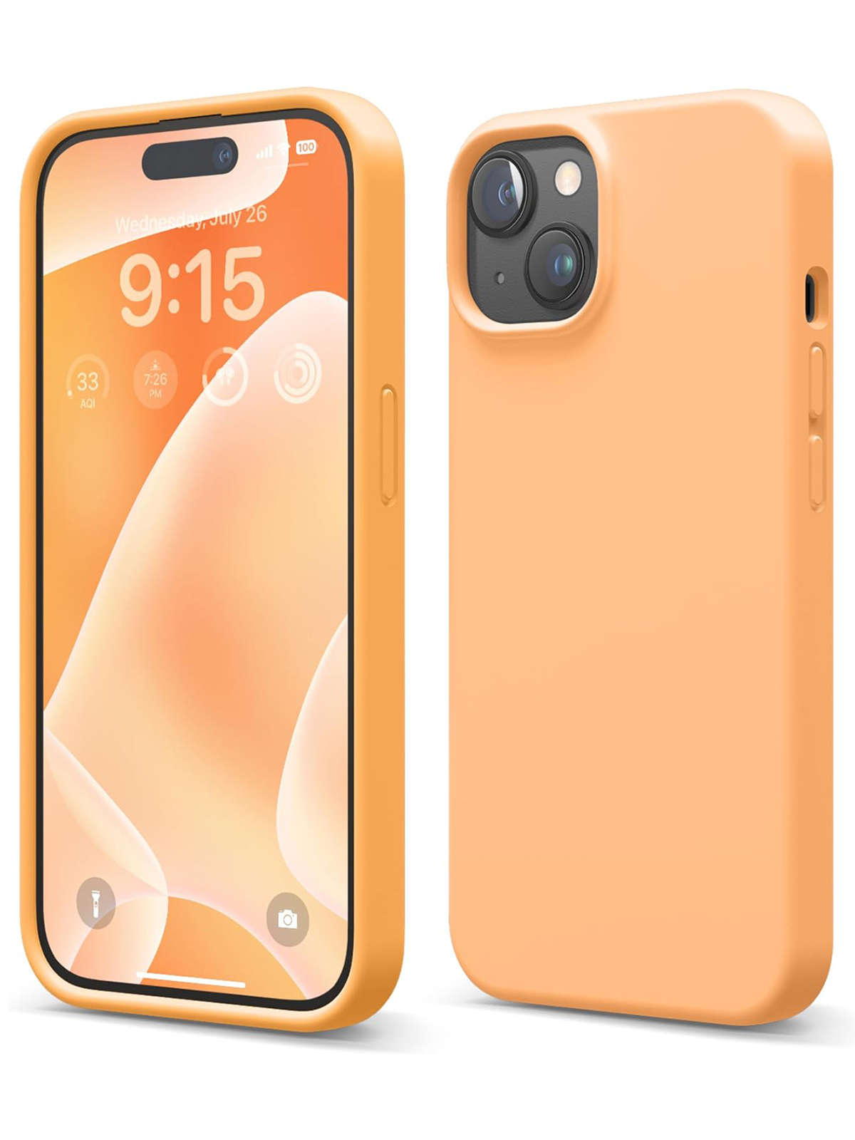 

Чехол Elago для iPhone 15 Plus Soft silicone Orange, Оранжевый