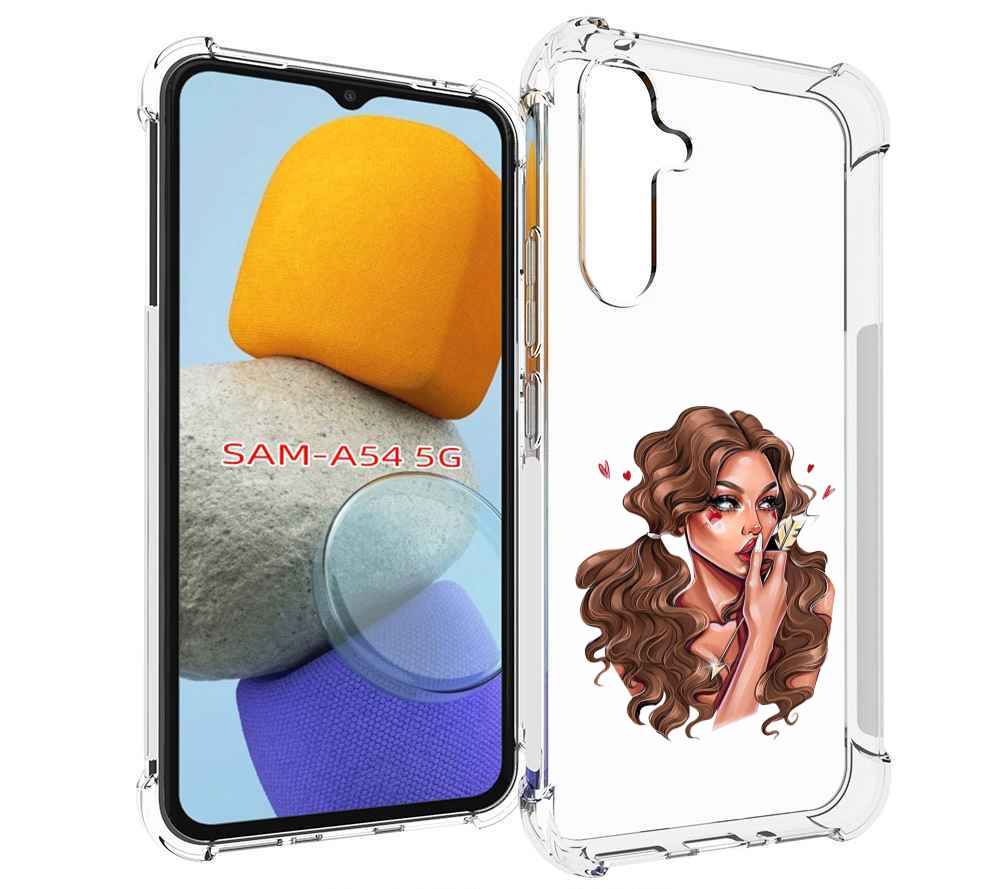 

Чехол MyPads девушка-со-стрелой женский для Samsung Galaxy A54, Tocco