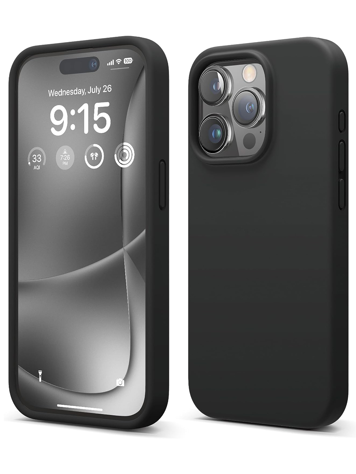 

Чехол Elago для iPhone 15 Pro Soft silicone Black, Черный