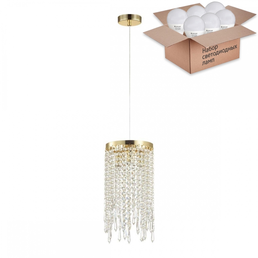 

Подвесной светильник Odeon Chokka с лампочками 5028/3+Lamps E14 P45