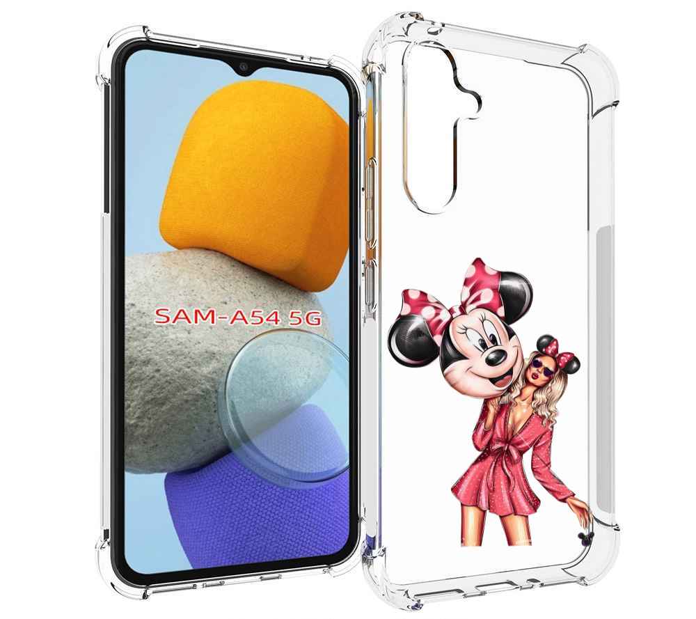 

Чехол MyPads девушка-с-шариком женский для Samsung Galaxy A54, Tocco