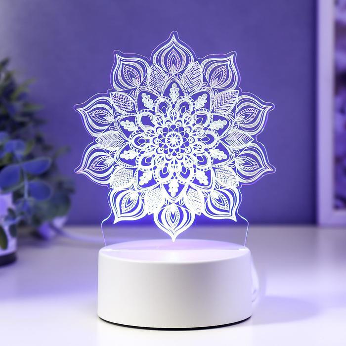 

Risalux "Сандала", LED, RGB, от сети, 9,5х12,5х17 см