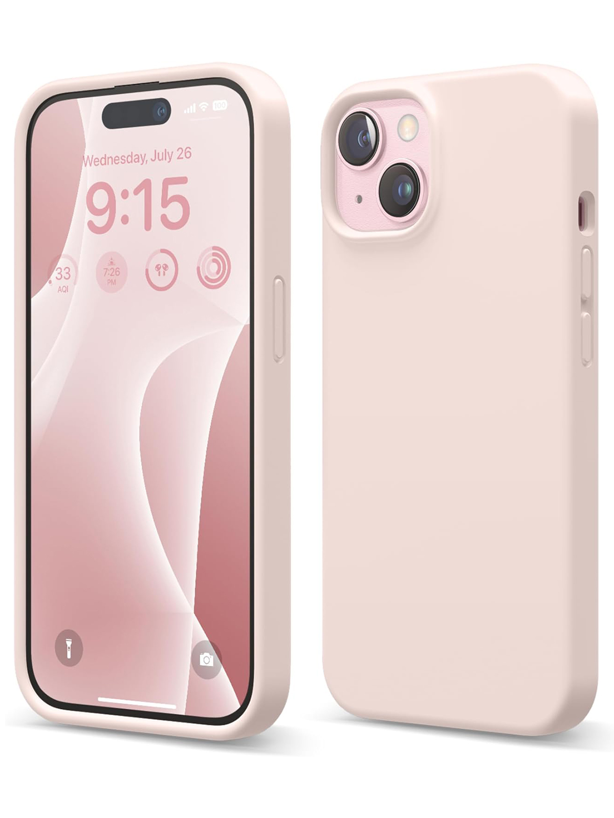

Чехол Elago для iPhone 15 Soft silicone Lovely Pink, Розовый