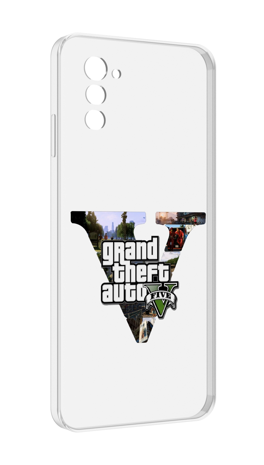 

Чехол MyPads GTA 5 логотип для UleFone Note 12 / Note 12P, Прозрачный, Tocco