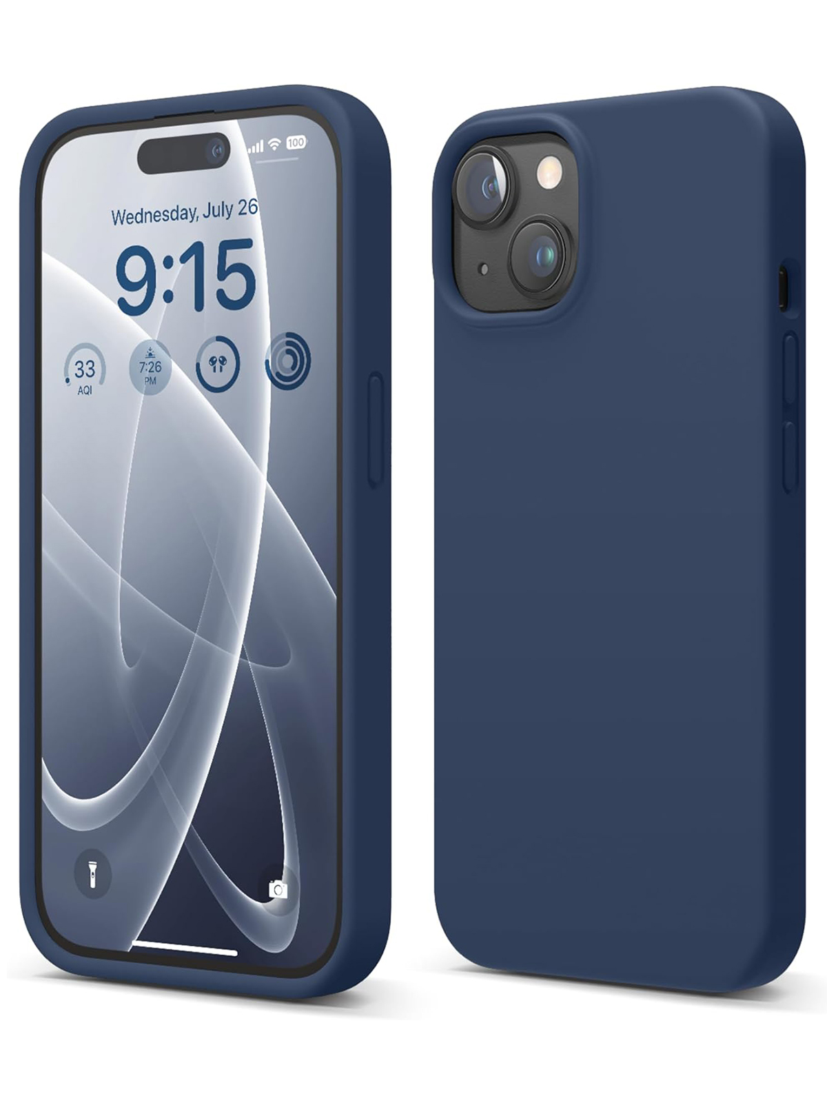 

Чехол Elago для iPhone 15 Soft silicone Jean Indigo, Синий