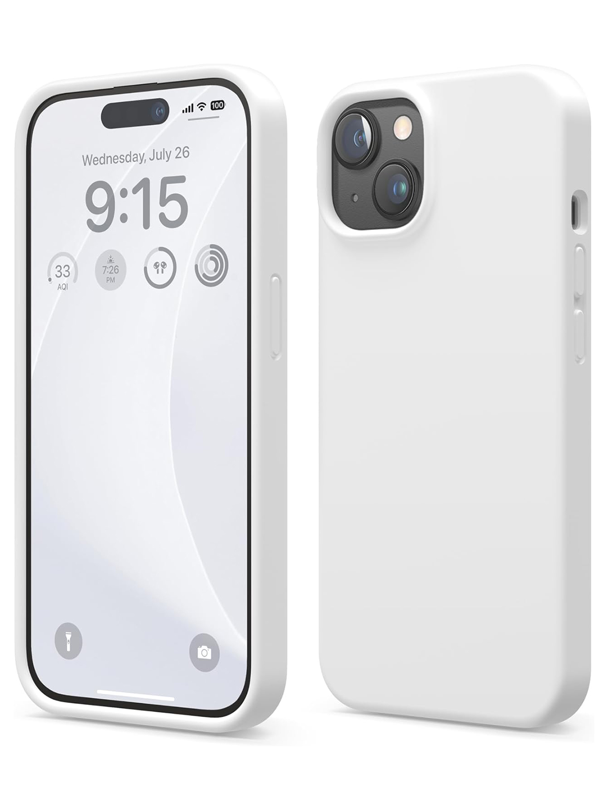 

Чехол Elago для iPhone 15 Soft silicone White, Белый