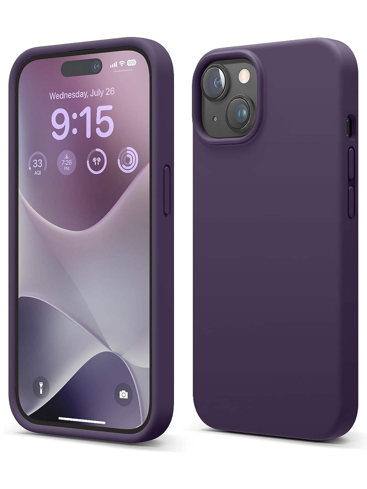 

Чехол Elago для iPhone 15 Soft silicone Deep Purple, Фиолетовый