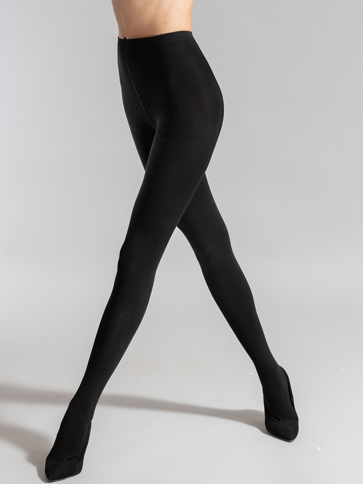 

Колготки женские Giulia DELICATE COTTON 150 черные 3 (M), DELICATE COTTON 150