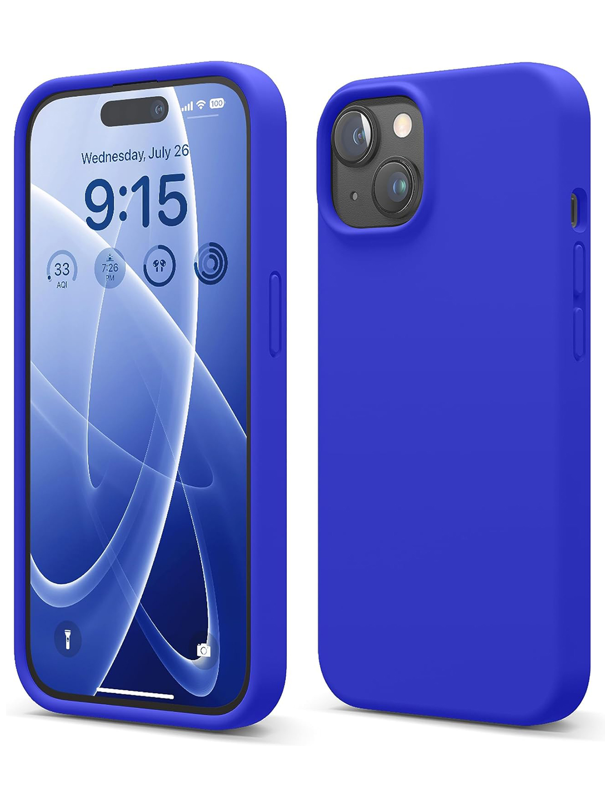 Чехол Elago для iPhone 15 Soft silicone Cobalt Blue
