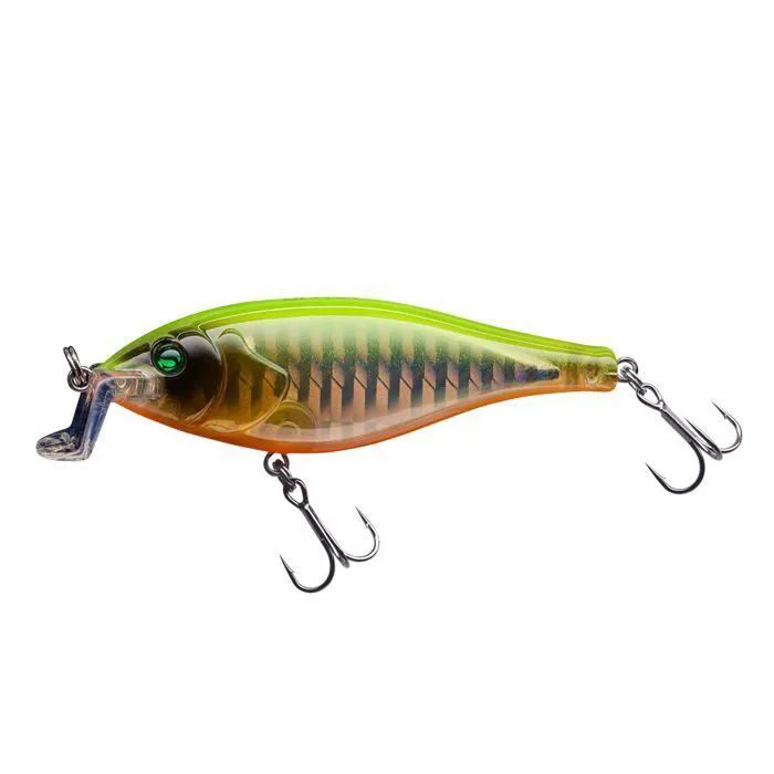 

Воблер Sprut Saba Shad 3D 70F SL-3D, Серебристый;зеленый, Saba