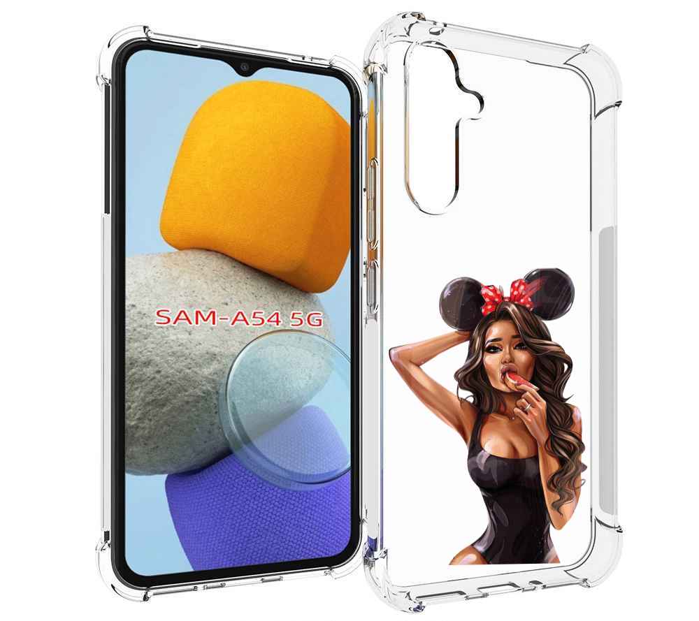 

Чехол MyPads девушка-с-грейпфрутом женский для Samsung Galaxy A54, Tocco