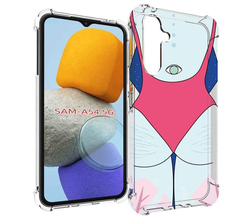 

Чехол MyPads девушка-с-глазом-на-спине для Samsung Galaxy A54, Tocco