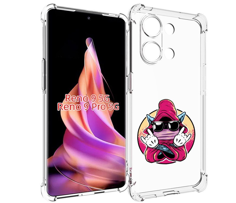 

Чехол MyPads йоу для Oppo Reno 9/Reno 9 Pro, Прозрачный, Tocco
