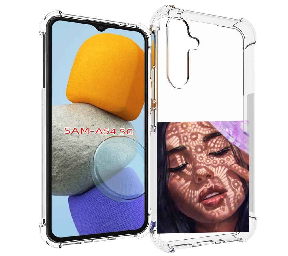 

Чехол MyPads девушка-под-кружевами женский для Samsung Galaxy A54, Tocco