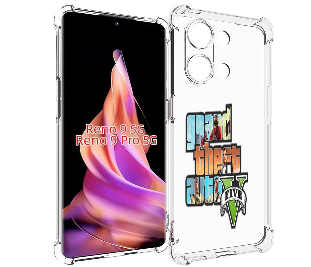 

Чехол MyPads игра гта для Oppo Reno 9/Reno 9 Pro, Прозрачный, Tocco
