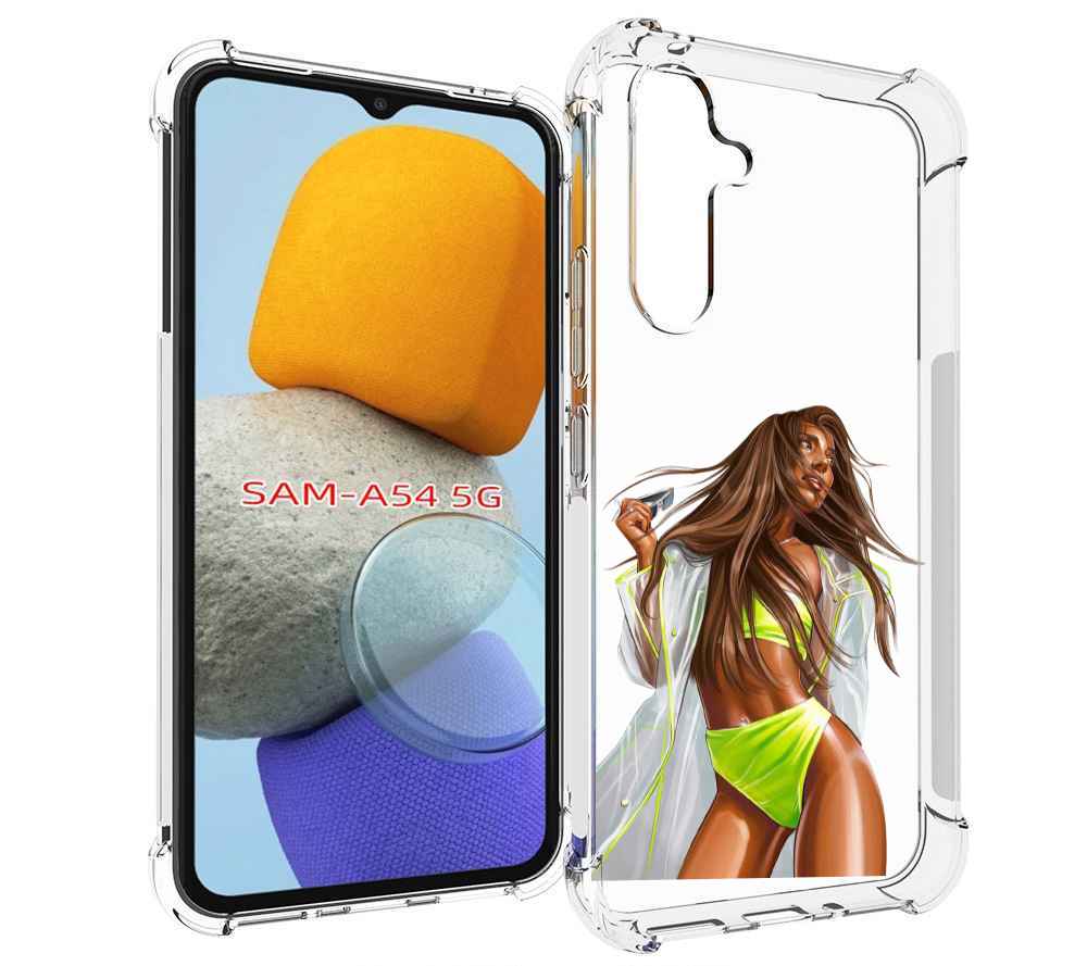 

Чехол MyPads девушка-модель-мулатка для Samsung Galaxy A54, Tocco