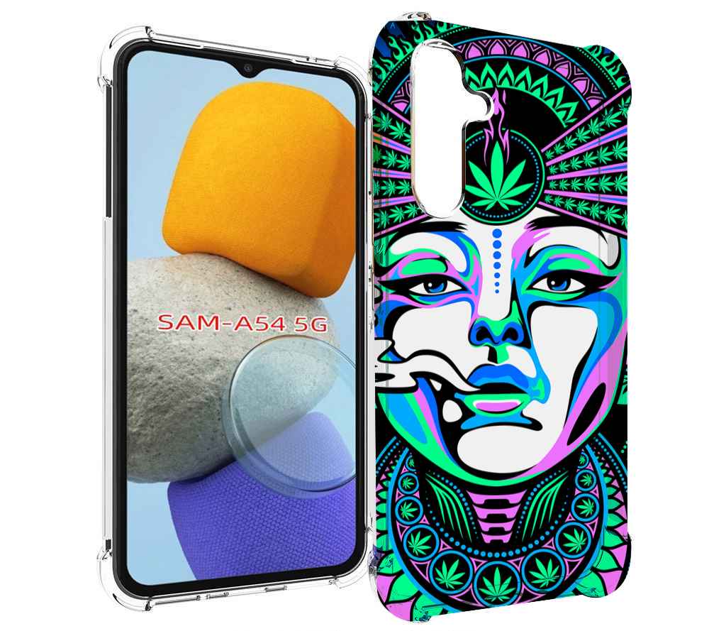 

Чехол MyPads девушка-любит-траву-абстракция для Samsung Galaxy A54, Tocco