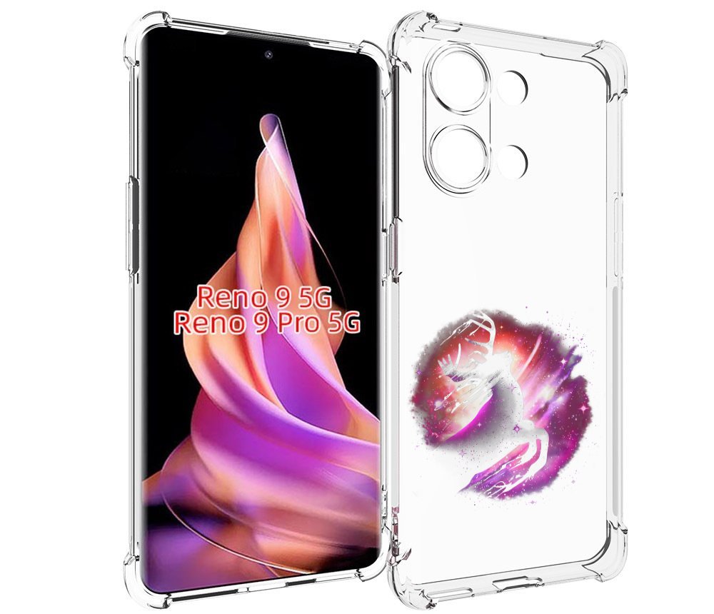 

Чехол MyPads звездный олень для Oppo Reno 9/Reno 9 Pro, Прозрачный, Tocco