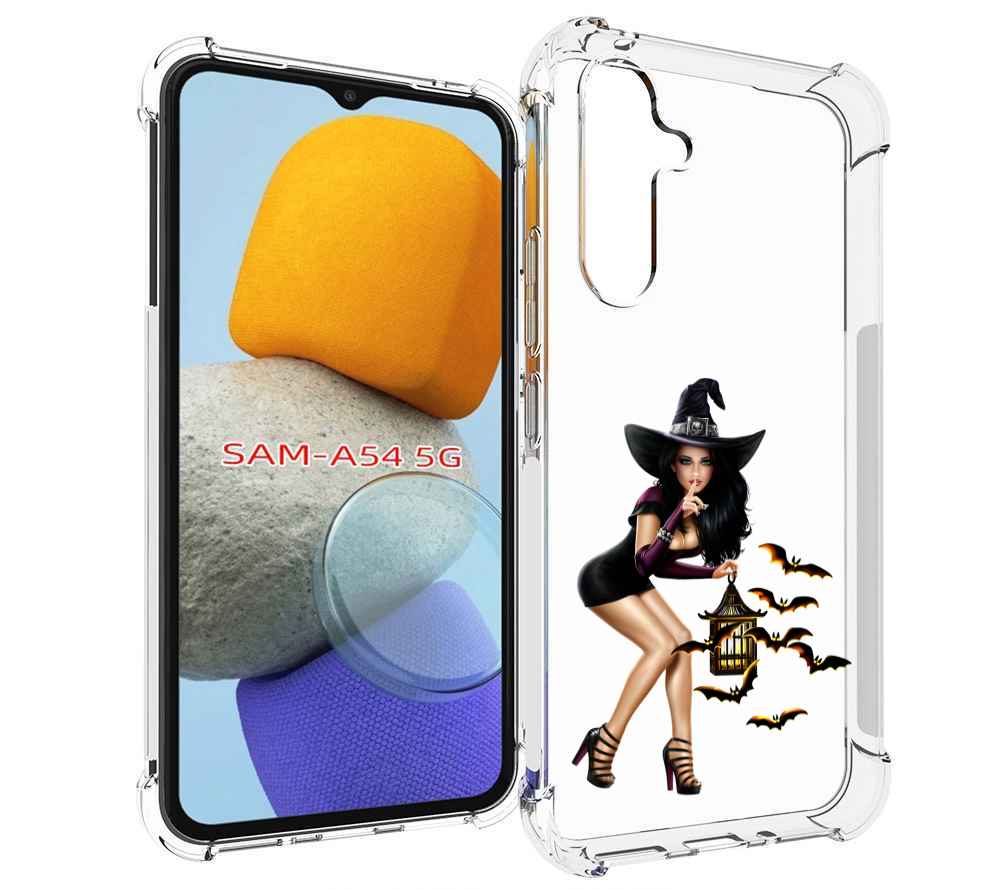 

Чехол MyPads девушка-ведьма женский для Samsung Galaxy A54, Tocco