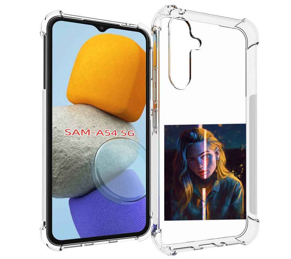 

Чехол MyPads девушка-в-тени для Samsung Galaxy A54, Tocco