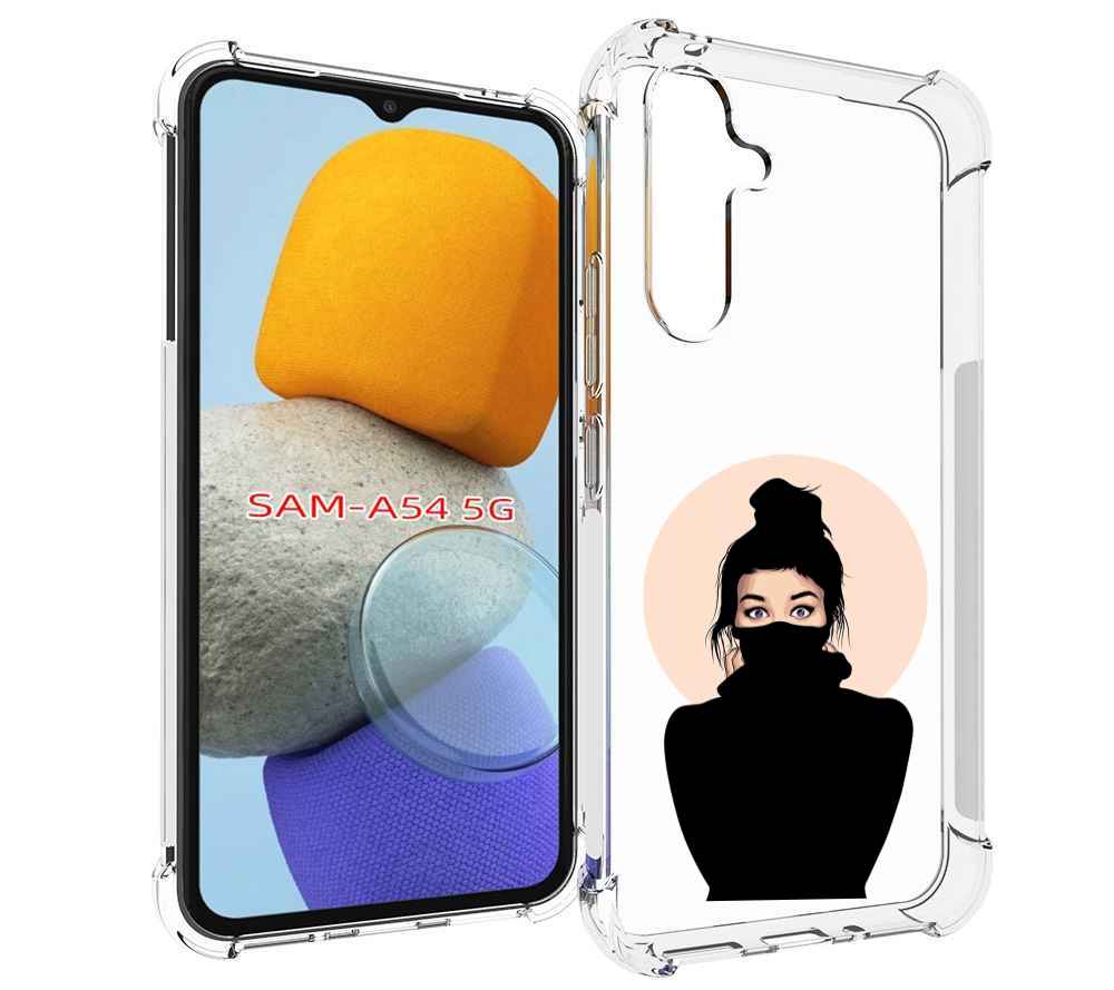 

Чехол MyPads девушка-в-свитере женский для Samsung Galaxy A54, Tocco