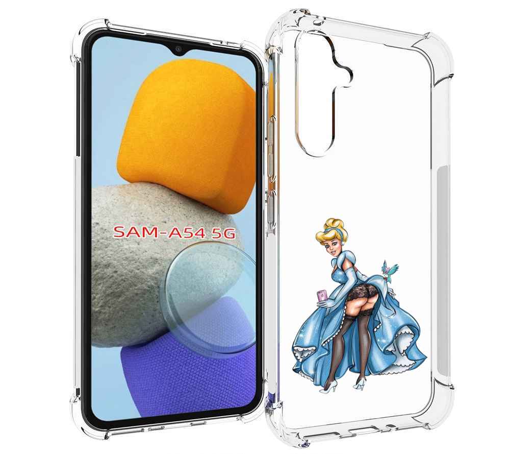 

Чехол MyPads девушка-в-платье-красивая женский для Samsung Galaxy A54, Tocco