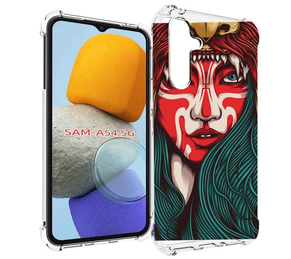 

Чехол MyPads девушка-в-маскировке для Samsung Galaxy A54, Tocco
