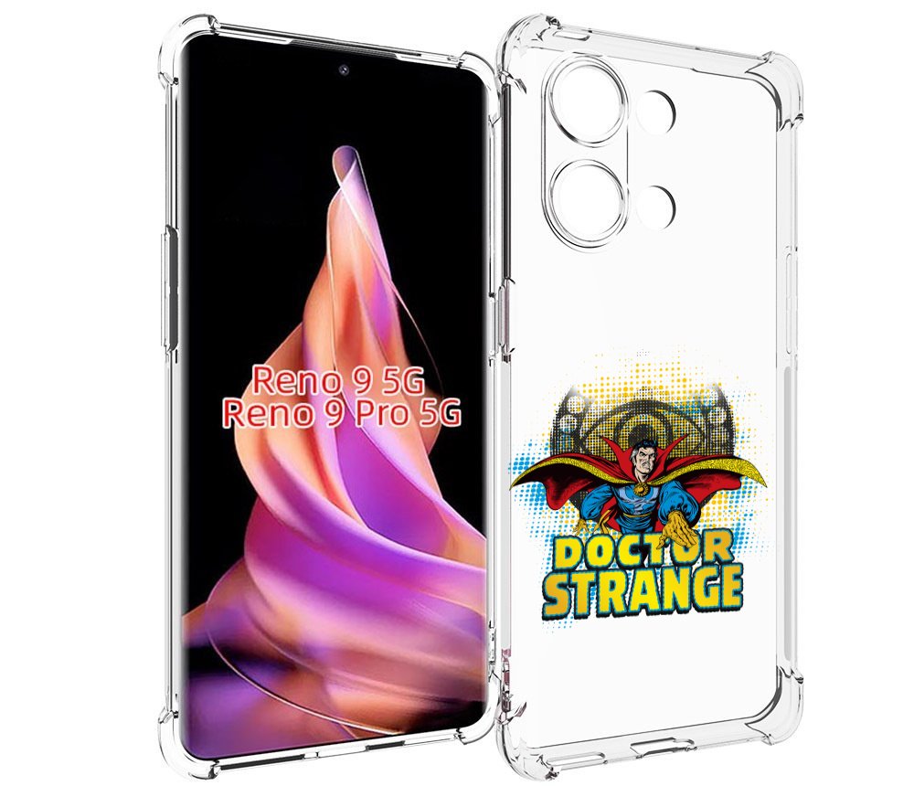 

Чехол MyPads доктор стренж рисунок для Oppo Reno 9/Reno 9 Pro, Прозрачный, Tocco