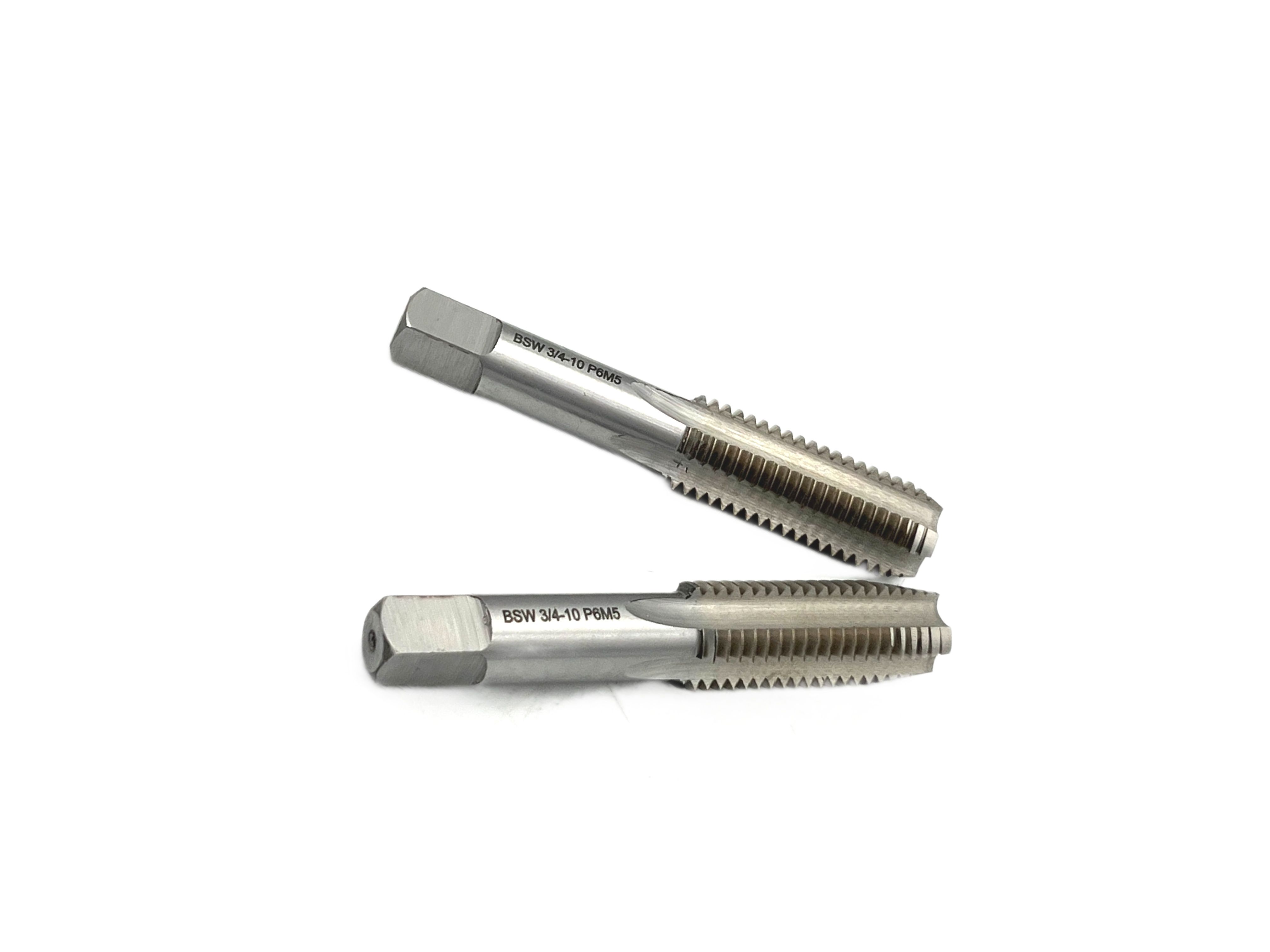 

Метчик дюймовый BSW 3/4" 10Н 55 гр. резьба Витворта машинно-ручной комплект из 2-х штук Р6, BSW 3/4" 10Н 55 гр. резьба Витворта комплект из 2-х штук Р6М5