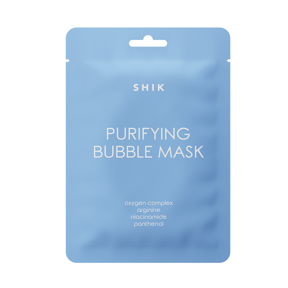 Маска для лица Shik тканевая, очищающая, пузырьковая nacific маска тканевая очищающая с кислотами ahabha balancing mask pack