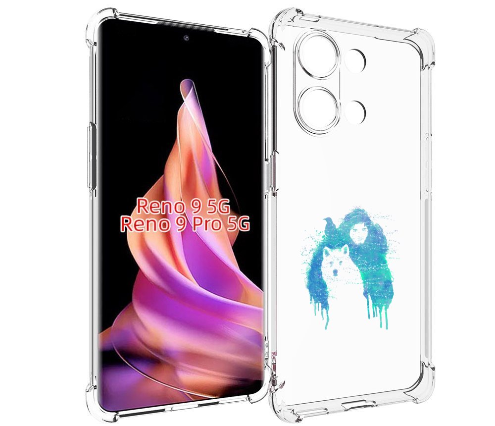 

Чехол MyPads джон сноу для OPPO Reno 9 / Reno 9 Pro, Прозрачный, Tocco