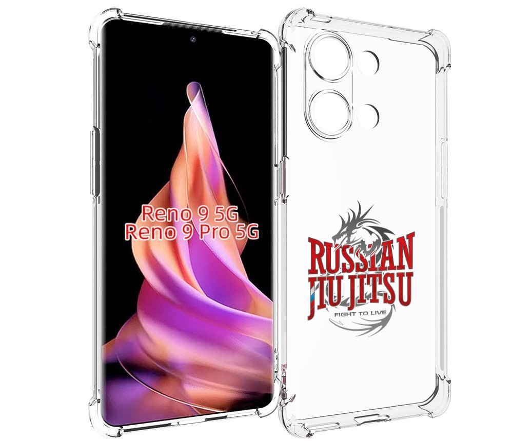 

Чехол MyPads джиу джитсу для Oppo Reno 9/Reno 9 Pro, Прозрачный, Tocco