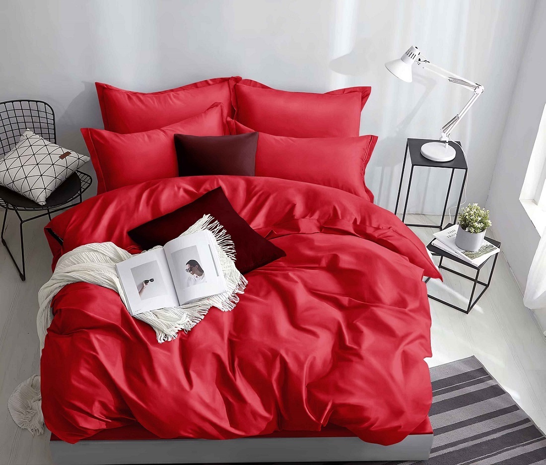фото Простынь simple house "scarlet" 150х215 см