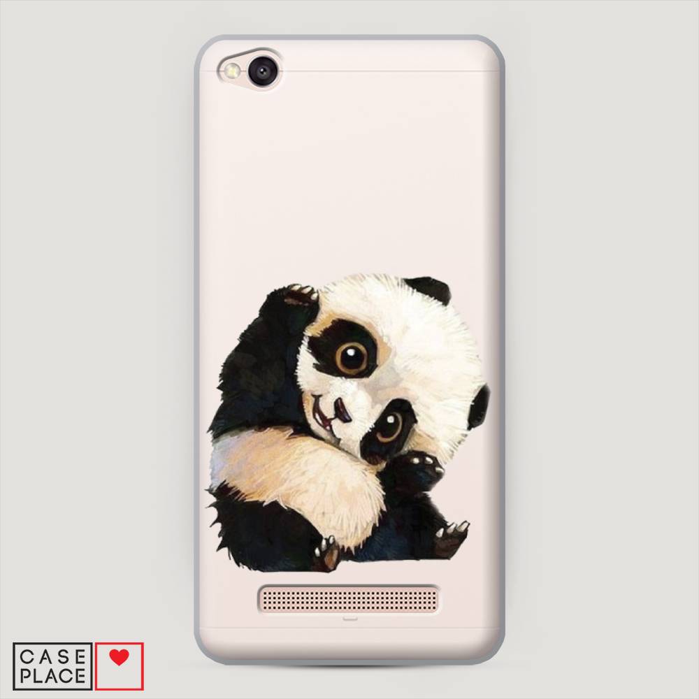 

Пластиковый чехол "Большеглазая панда" на Xiaomi Redmi 4A, Большеглазая панда