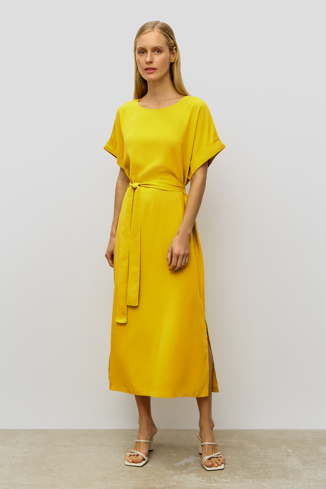 Платье женское Baon B4523036 желтое S