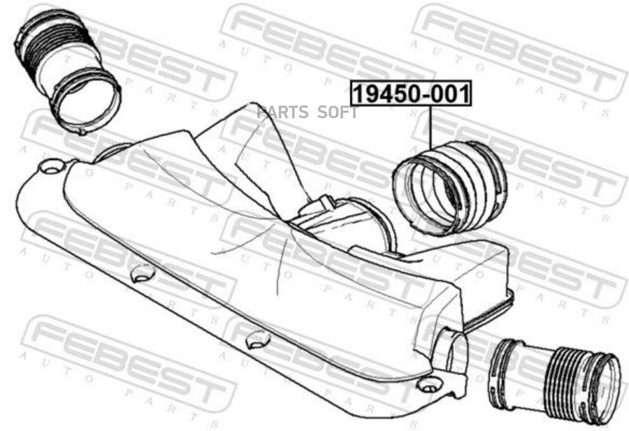 FEBEST ПАТРУБОК ФИЛЬТРА ВОЗДУШНОГО