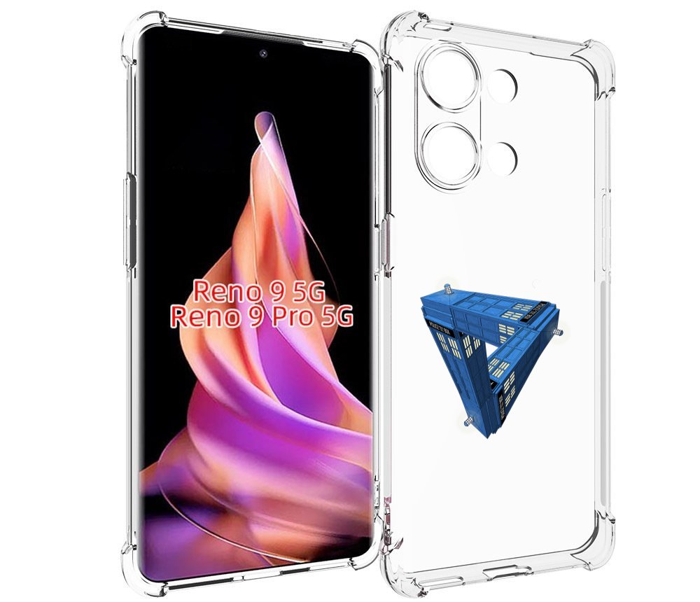 

Чехол MyPads головолока абстракция для Oppo Reno 9/Reno 9 Pro, Прозрачный, Tocco