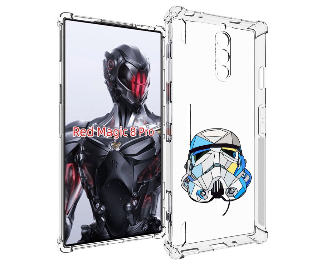 Чехол MyPads star wars дарт вейдер для ZTE Nubia Red Magic 8 Pro / Red Magic 8 Pro Plus