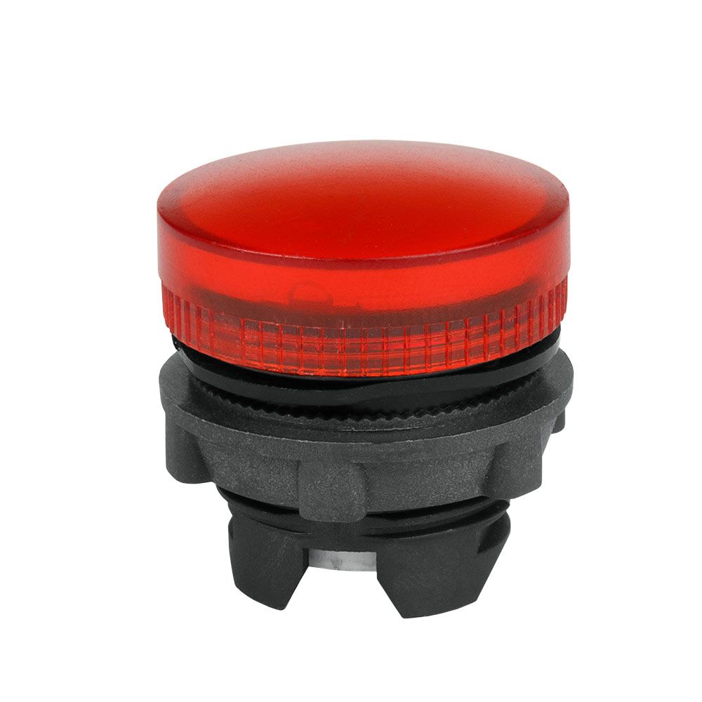 фото Головка сигнальной лампы optisignal d22 a5-l-4 красн. пластик zb5av043 кэаз 332302