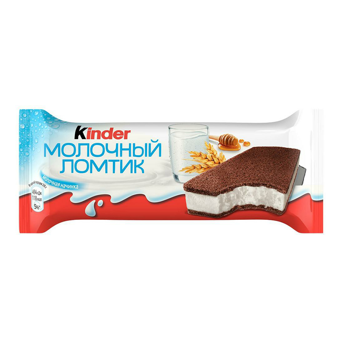 Ferrero пирожное Киндер Милк Слайс 28г