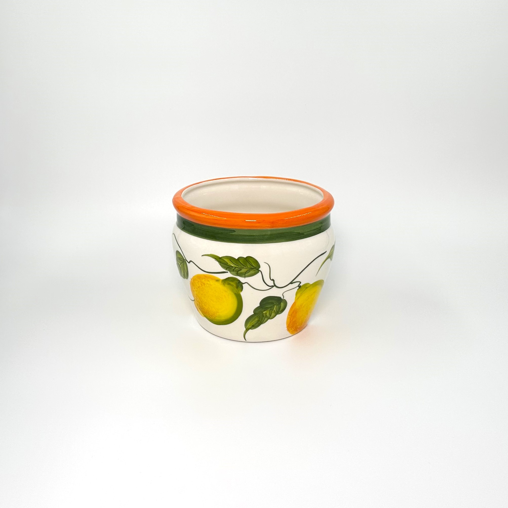 

Кашпо Майолика Кашпо с Лимонами, CERAMICHE DARTE, d14 см, Желтый, 17х14см