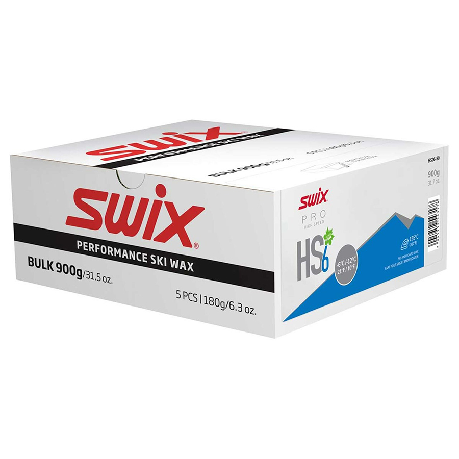 

Парафин SWIX Blue, -6°C/-12°C, 900g HS06-90