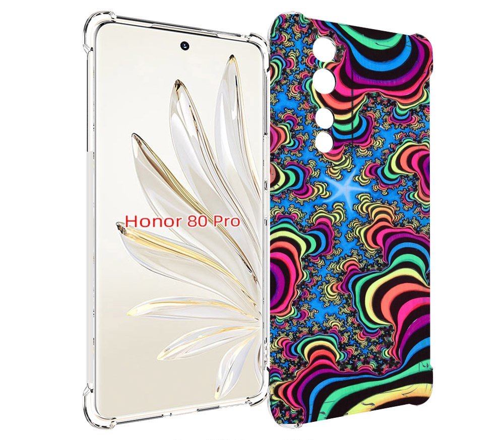 

Чехол MyPads щупальца иллюзия для Honor 80 Pro, Прозрачный, Tocco