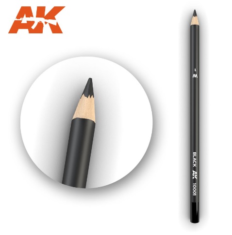 Акварельный карандаш Чёрный AK Interactive AK-10001