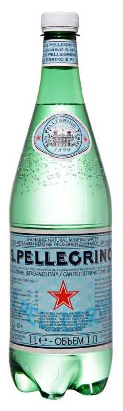 

Вода минеральная S.Pellegrino газированная 1 л